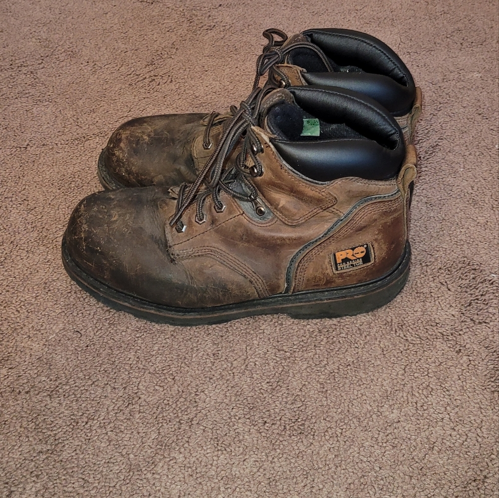 Timberland PRO Men's Pit Boss 6 Inch Steel Safety Toe Industrial Work Boot
